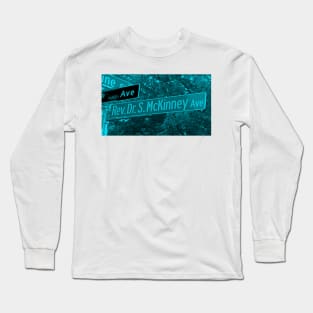 Rev. Dr. S. McKinney Avenue, Seattle, Washington by Mistah Wilson Long Sleeve T-Shirt